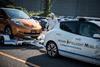 Nissan introduces driverless towing system at Oppama Plant
