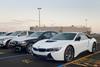 BMW automobiles at Pier 10 at the Port of Galveston