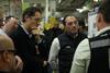 Stellantis new CEO at factory visit
