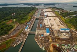 Ariel of Locks Panama Canal