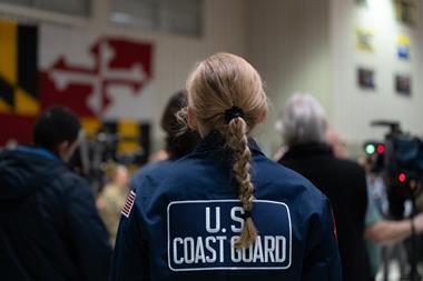 US Coast Guard at Baltimore Bridge collapse meeting