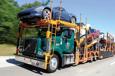Jack Cooper car carrier