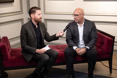 Jeff Morrison at GM speaks on the Red Sofa at ALSC Global 2024
