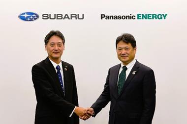 Subaru and Panasonic agreement