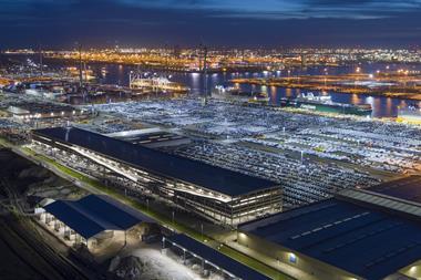 Grimaldi EuroTerminal Antwerp Multilevel skyvision