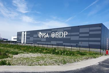 PSA BDP Dunkirk Warehouse used by battery maker ACC