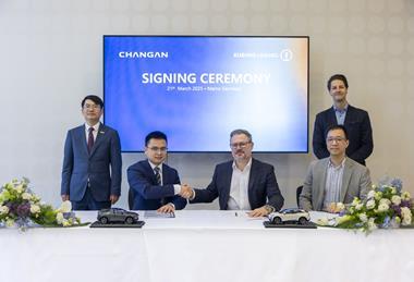 Signing ceremony between Changan Automotive and Kuehne and Nagel