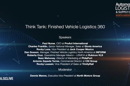 Think Tank - Finished Vehicle Logistics 360.001
