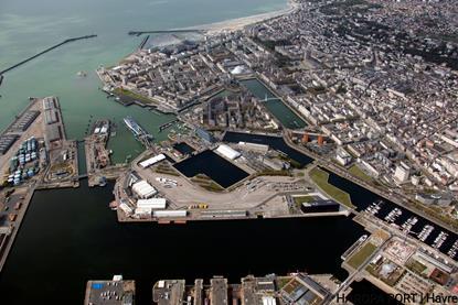 Le Havre port_aerial