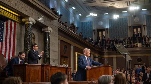 US president Donald Trump