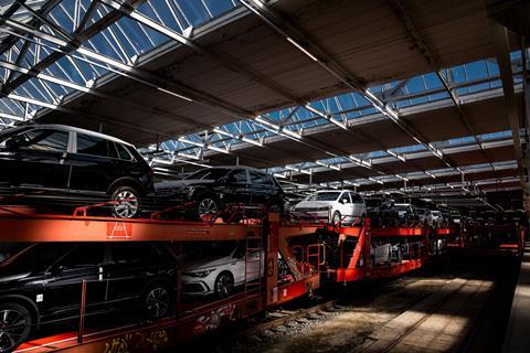 Volkswagen rail logistics vehicles