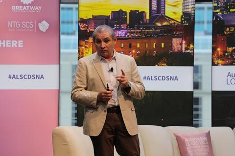 Gerardo de la Torre, regional senior director of Supply Chain Management (SCM) at Nissan Group of Americas addressing ALSC DS NA 2025