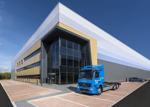 Mercedes Benz Trucks Milton Keynes service hub and distribution centre