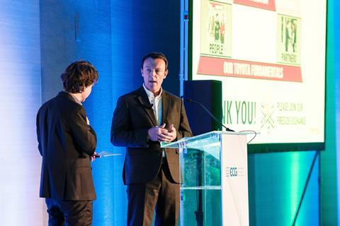 Christophe Deville, head of vehicle logistics at Toyota Motor Europe