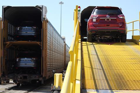 Nissan loading at Smyrna