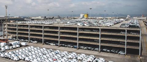 Autoterminal at port of Barcelona