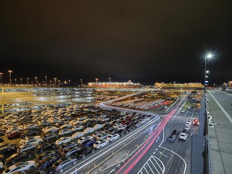 autoterminal at port of bremerhaven