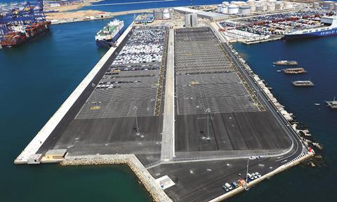 Valencia_Port_Spain_automotive terminal