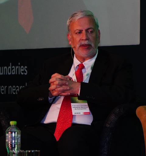 Francisco Gonzalez Diaz, executive president of the National Auto Parts Industry association (INA)