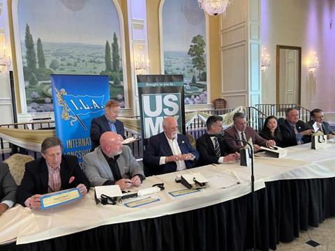 ILA USMX master contract signing