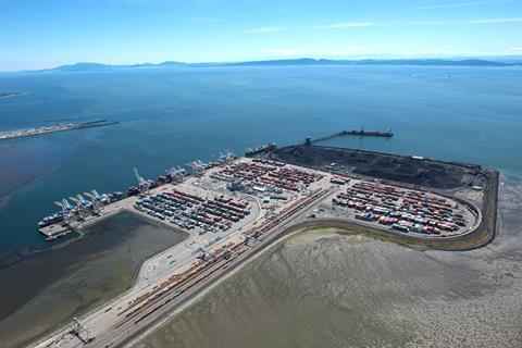 Canadian port of Vancouver