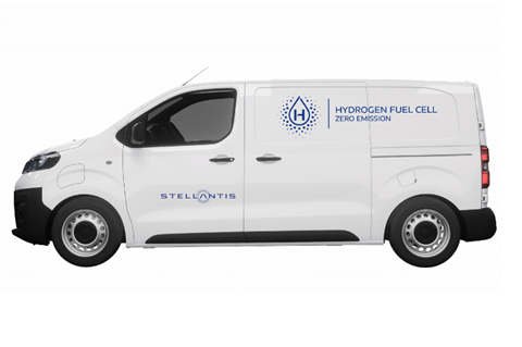 stellantis symbio hydrogen fuel cell van