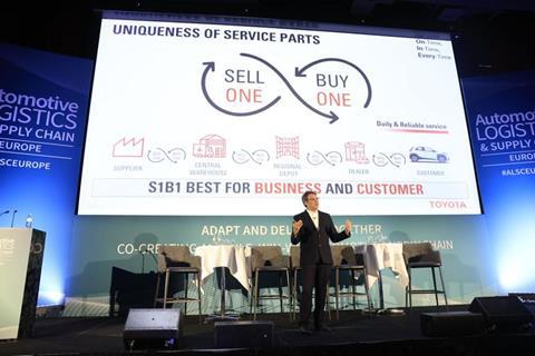 Karel Verpoorten, head of parts supply chain from Toyota Motor Europe
