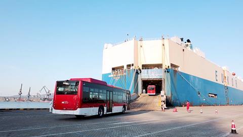 Foton buses exported to Chile