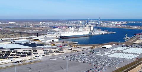 Port Freeport landscape