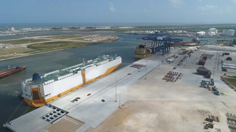 Berths 6, 7 and 8 at Port Freeport