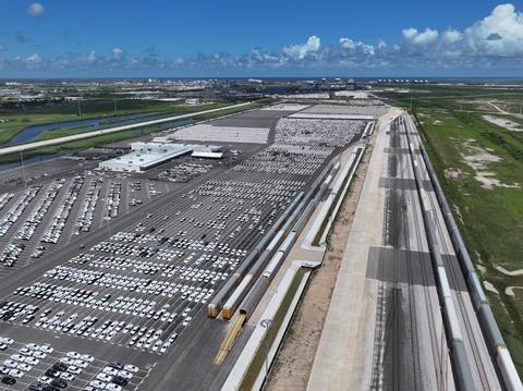 Port Freeport has intermodal conntections