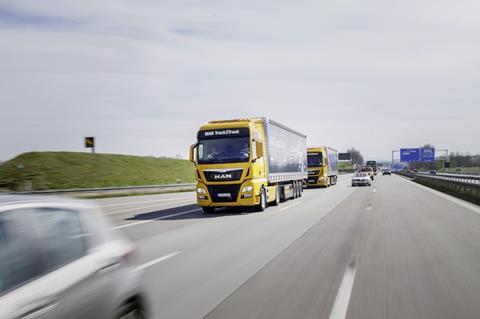 MAN_truck_connected_highway