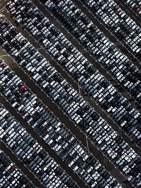 Cars in yard