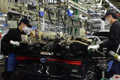 Toyota Harrier production Tanaoka japan