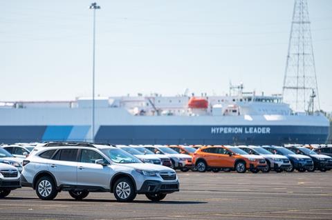 Subaru of America imports