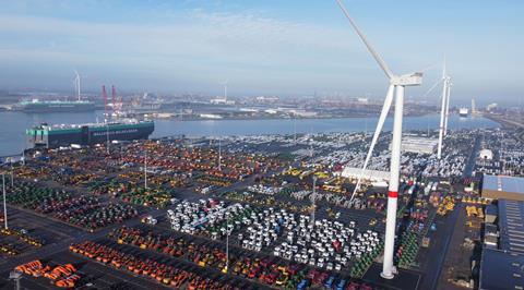 Wallenius Wilhelmsen port of Zeebrugge