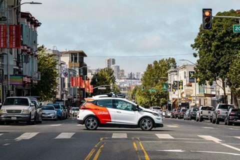 Cruise AV Chevrolet Bolt San Francisco