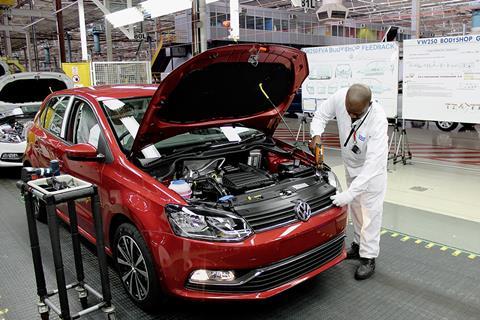 Assembly line, VW South Africa