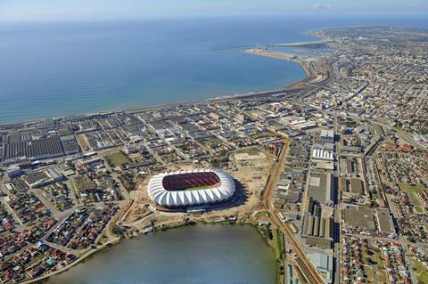 Port Elizabeth (background), South Africa