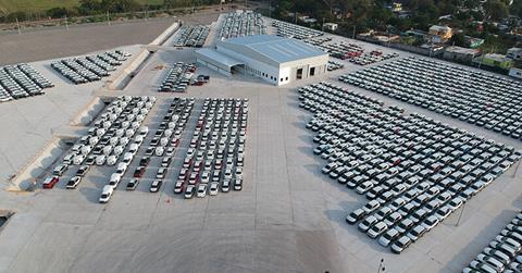 Hoegh facility outside the port of Veracruz