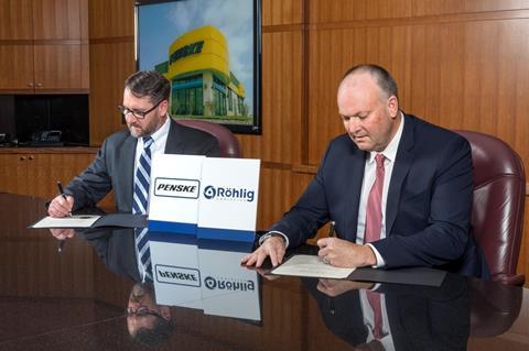Penske and Rohlig sign joint agreement