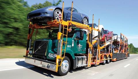 Jack Cooper car carrier