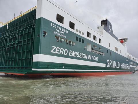 Renault Grimaldi Hybrid ship